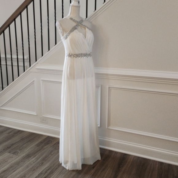 Conail Collection Elegant Coco White Rhinestones Sz-L - Picture 13 of 15